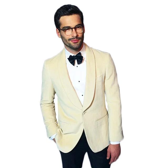 Summer Men Tuxedos Custom Made Shawl Lapel One Button Pocket Blazer Party Prom Casual Office 1 Piece Sets