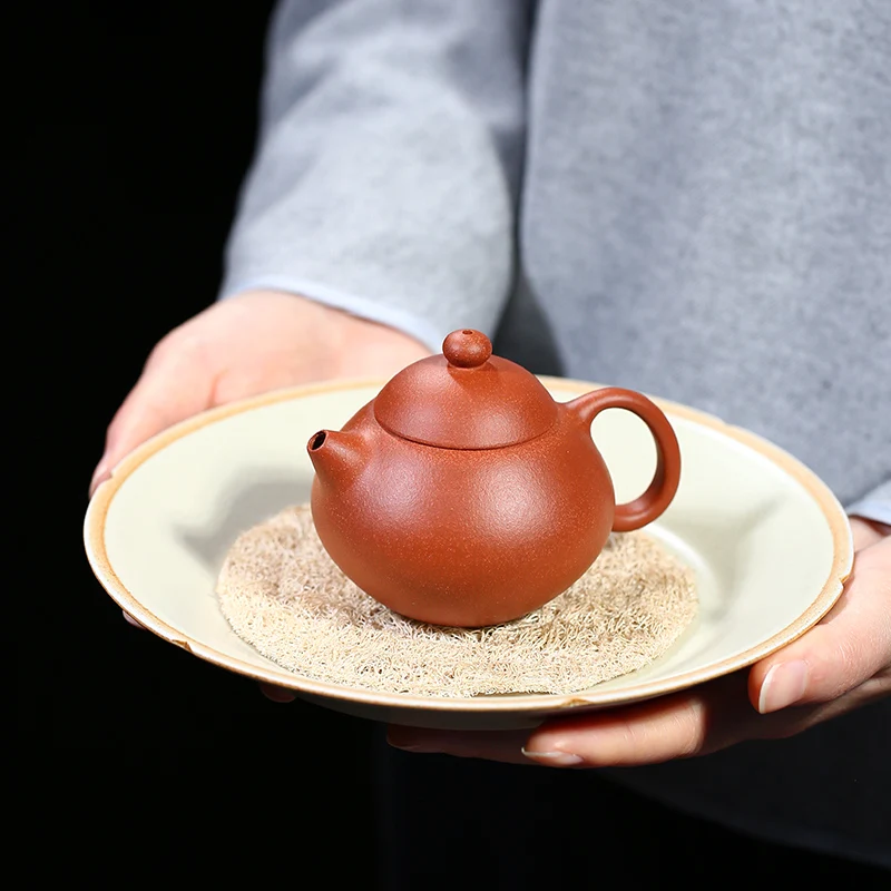 

purple clay pot, slope lowering mud ball hole, small capacity Wendan pot, Xishi pot, kung fu tea pot, special price