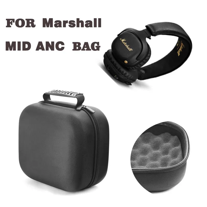 Suitable for Marshall MID ANC Bluetooth Headset Active Noise Reduction Headphone bag Headset Accessories