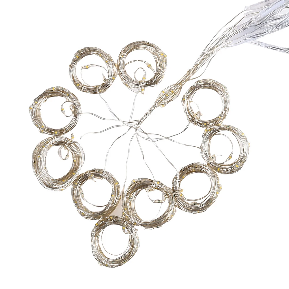 3MX3M 12W USB LED String Lights 300leds Curtain String Light USB Power Fairy Lights For Christmas Garland Party Patio Window