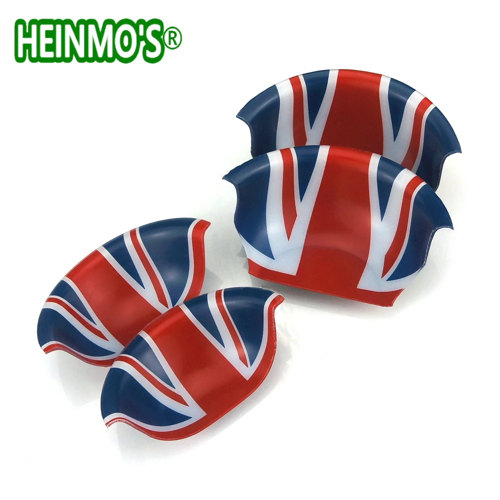 Para Mini Cooper Clubman Countryman F54 F55 F56 F60 accesorios de coche Union Jack manija de puerta Interior de coche decoración pegatinas de