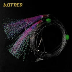 10/50PCS 1/0 3/0 5/0 6/0 7/0 8/0 Sabiki rigs sea fishing rigs flasher rig each with 2 fishing hook fishing kit Sea fishing lure