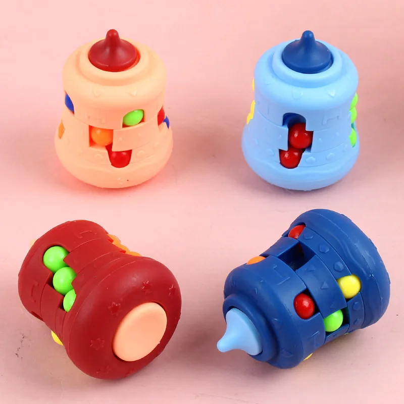 Baby Bottle Fidget Toys Spinner Funny Games  Magic Maze Cube Puzzle Kids Gift Stress Relief Party Favors Goodies Pinata Awards