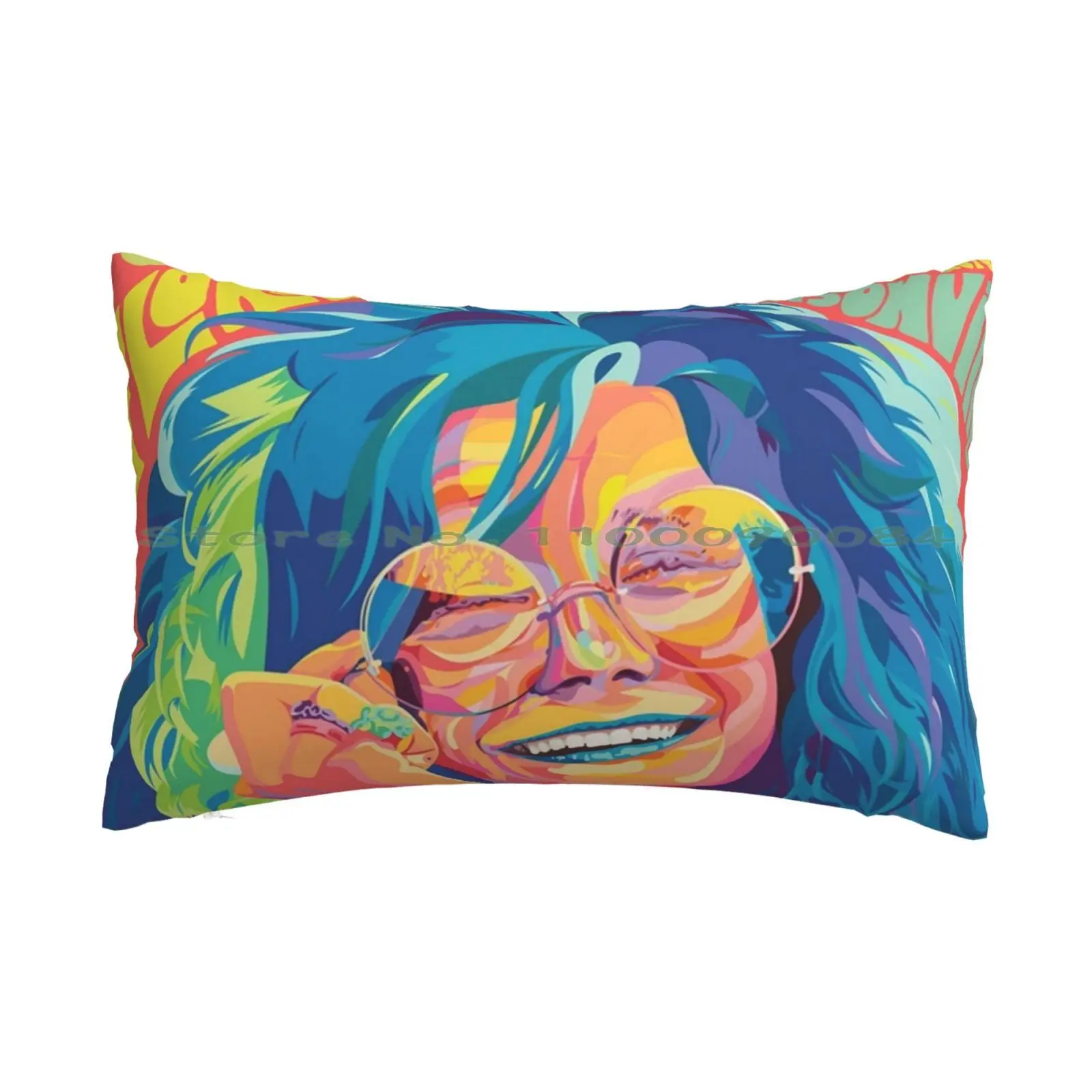 Beauty Smile Pillow Case 20x30 50*75 Sofa Bedroom Music Soloist Song Janis Joplin Signature Janis Joplin 4 Janis Joplin Janis