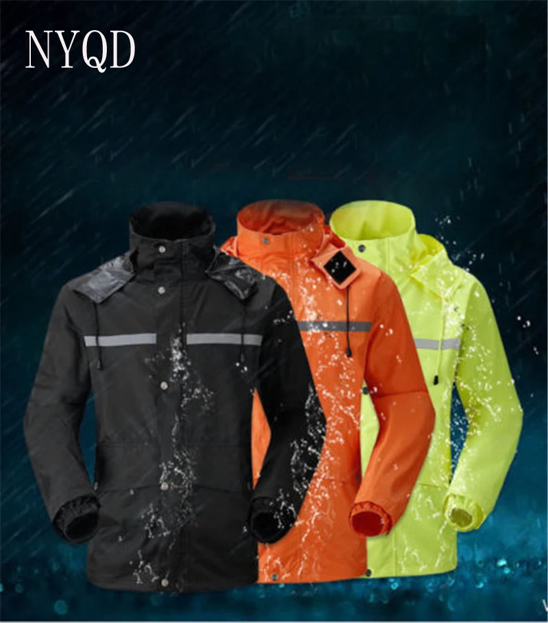 New men motorcycle jacket riding raincoat rain suit & pants women the trekking climbing scooter bicycle raincoat clothing