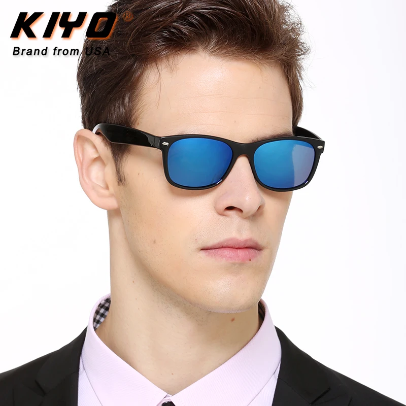 

KIYO Brand 2020 New Men Square Polarized Sunglasses PC Classic Sun Glasses High Quality UV400 Driving Eyewear 2140