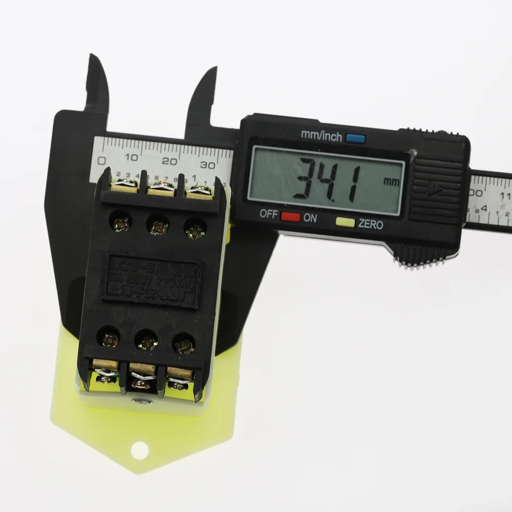 1Pcs LC3-5 LC3-10 Drill press switch AC 220/380V 10A I/O On/Off  Start Stop Self-Locking Push Button Switch