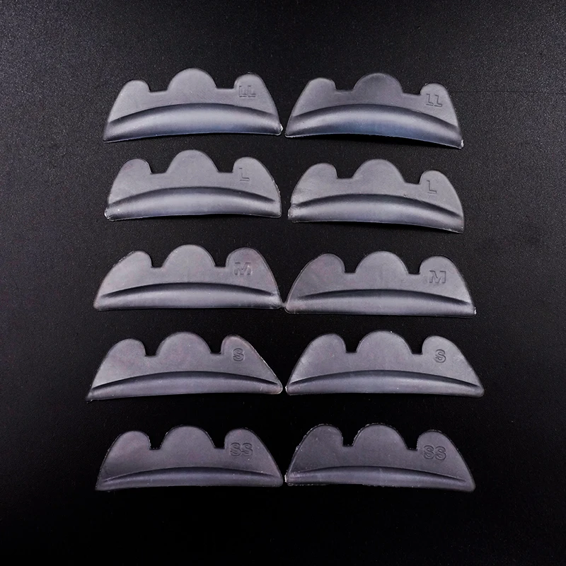 Almohadillas de silicona para la permanente de pestañas, almohadillas de colores sólidos, cojín reutilizable, barra de protección, Lifting, 3D rizador de pestañas, herramienta aplicadora, 5 pares