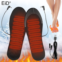 EiD USB Heated Shoe Insoles Feet Warm Thermal Insoles  Electrically Heating Insoles Washable winter Warm shoes Pad insole Unisex