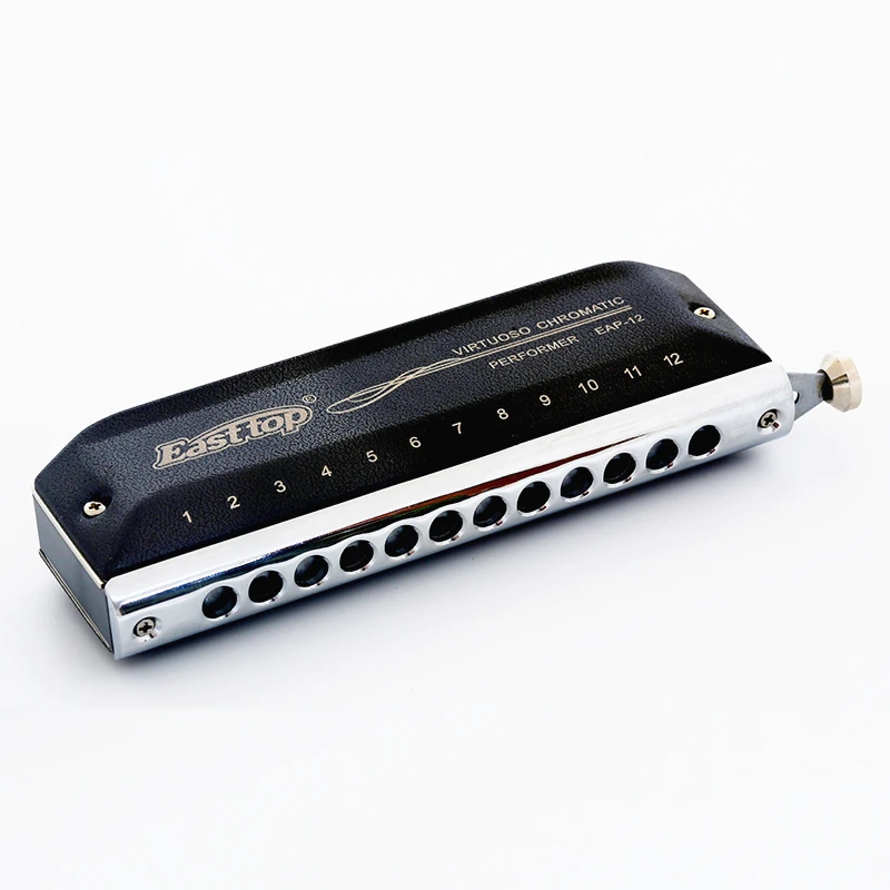 EASTTOP New Model EAP-12 chromatic harmonica 12 holes Armonica gaita de boca Mouth Ogan Professional Musical Instruments