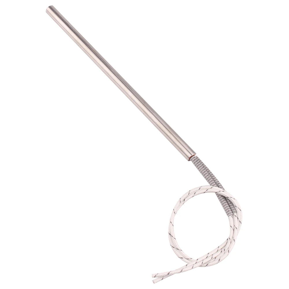 DERNORD Widerstand Element für Form 110v 700w 9x190mm SUS304 Elektrische Rohr Heizung Element 3d Drucker heizung Patrone