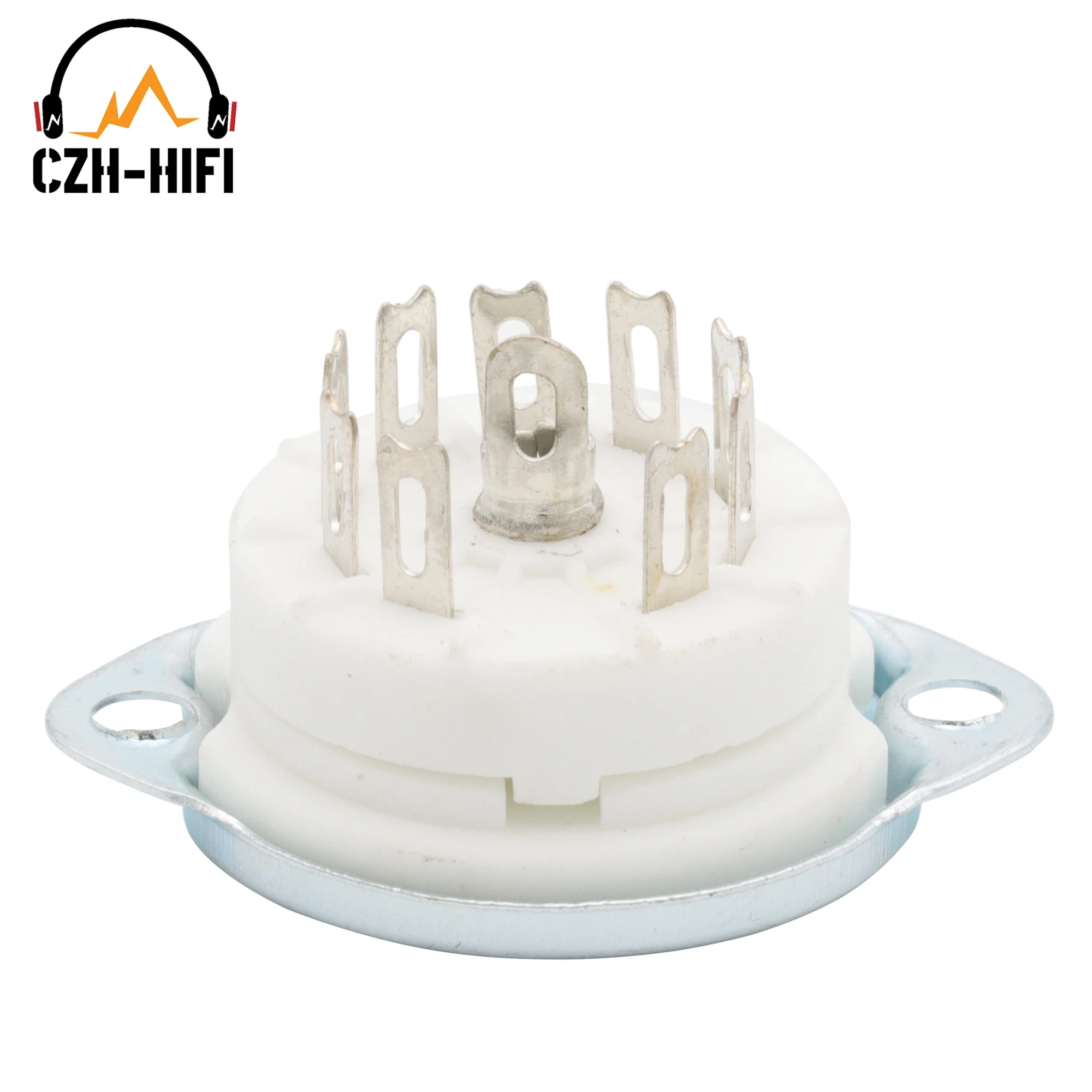 9pin B9A Rohr Buchse Keramik Ventil Basis für 12AX7 EL84 5670 ECC82 ECC83 12AX7 12AU7 6DJ8 Vintage Audio Verstärker DIY hiFi – Detail 6
