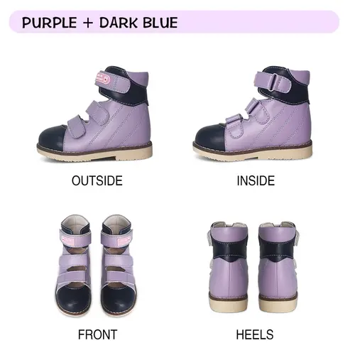 Ortoluckland Girls Sandals Children Summer Closed Toe Footwear Toddler Boy Kids Orthopedic Shoes With Arch Support Insole 5Years - Image 4