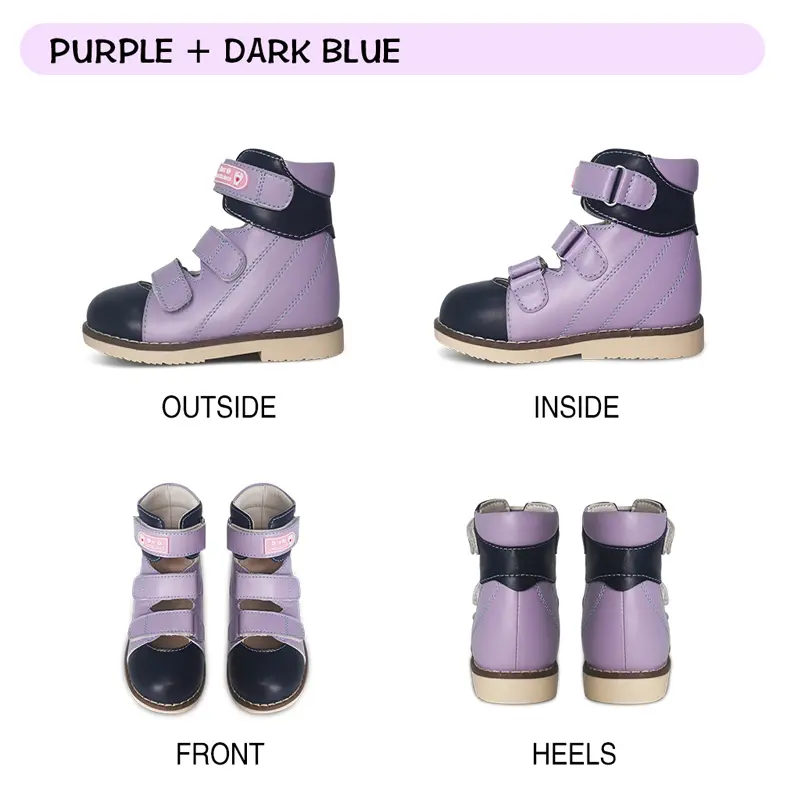Ortoluckland Girls Sandals Children Summer Closed Toe Footwear Toddler Boy Kids Orthopedic Shoes With Arch Support Insole 5Years - Image 4