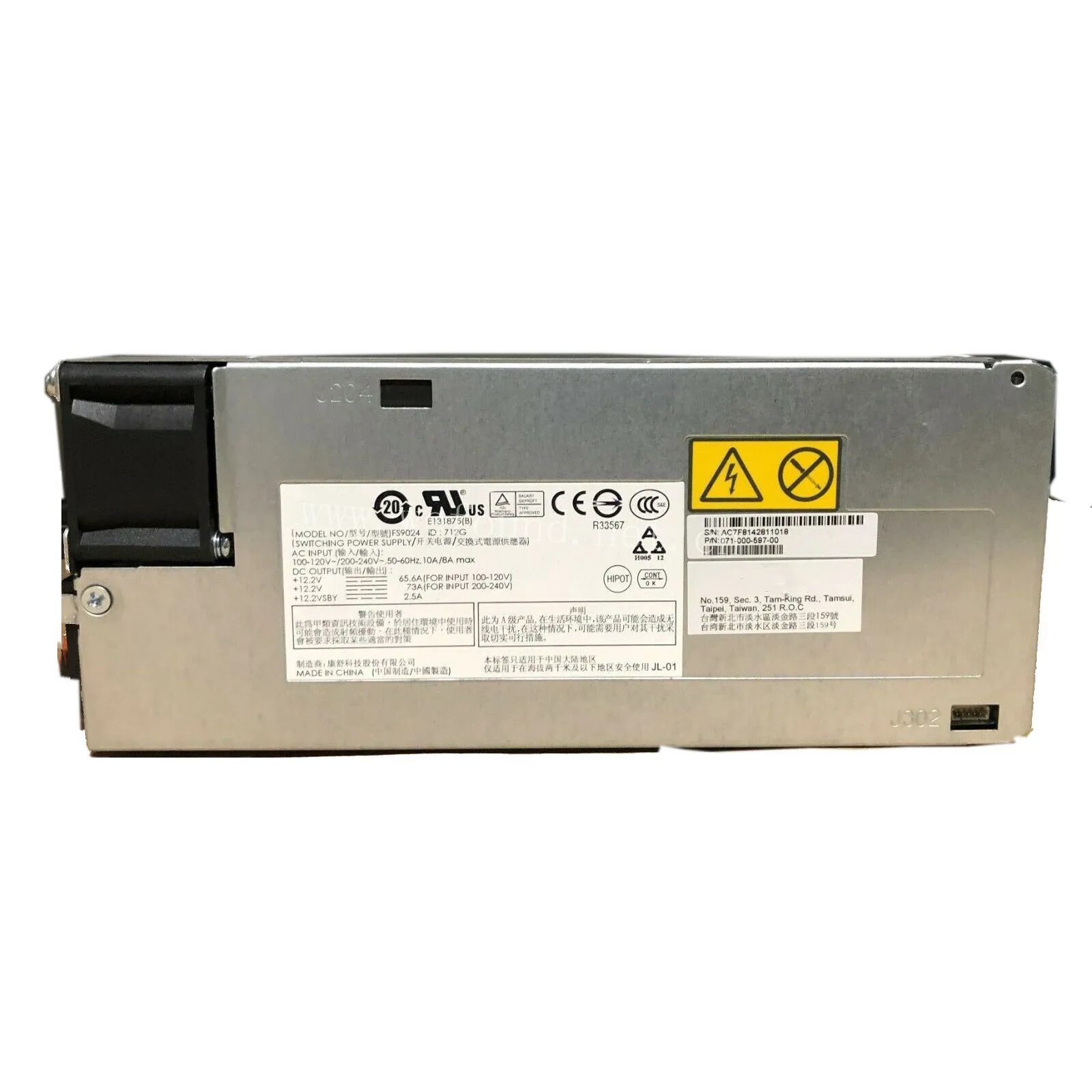 100% Test for Power Supply for VNX8000 FS9024 071-000-597-00 071-000-022-00 800W Work Good