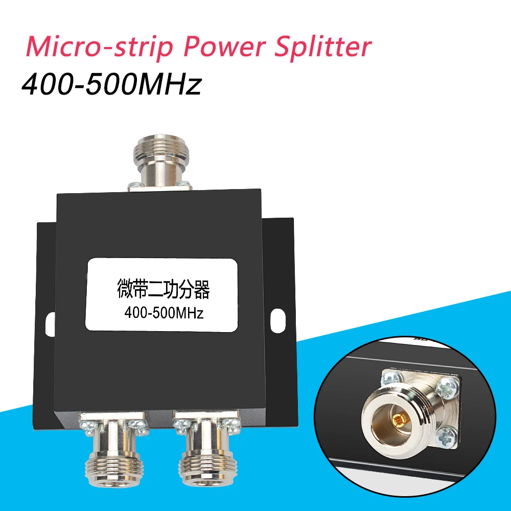 

400-500MHz 2 Way Cavity N-Female Connector Power Splitter/Divider for walkie talkie Booster/Repeater Station