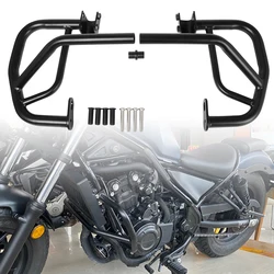 For Honda REBEL 500 300 CMX500 CMX300 2017-2022 Motorcycle Highway Bumper Engine Guard Crash Bars Protector Accessories