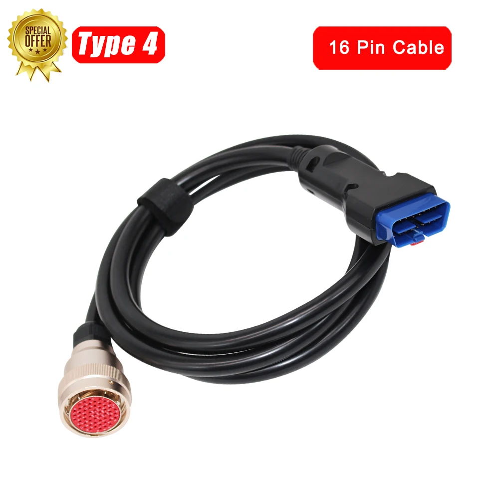 MB Star C3 Diagnostic Cable 38pin Cable OBD2 16pin Cable 14Pin cable  RS232 Computer Connect Cable