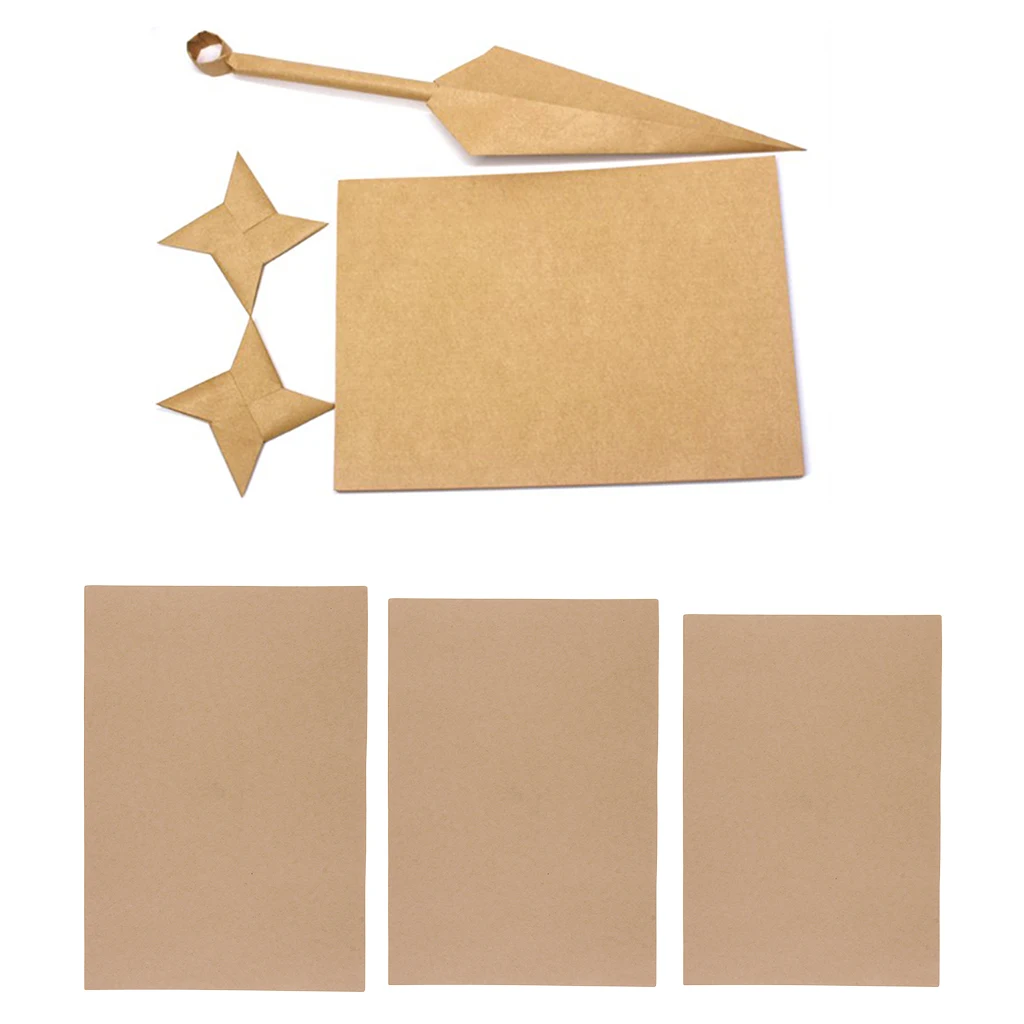 100 Sheet 29.7x21x1.5 cm A4 Brown Kraft Paper Eco-friendly Blank Kraft Paper