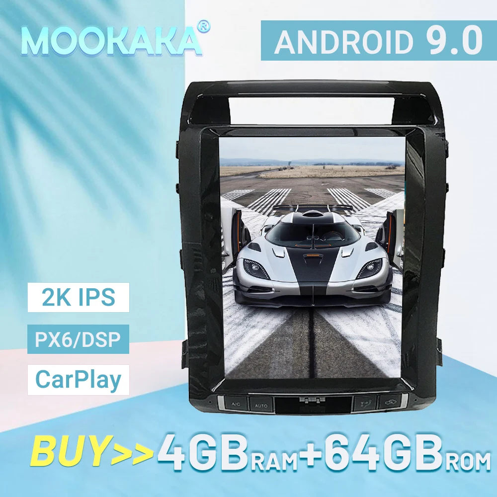 

Автомобильный GPS-навигатор в стиле Tesla для TOYOTA CRUISER, автомобильное радио, головное устройство, мультимедийный плеер