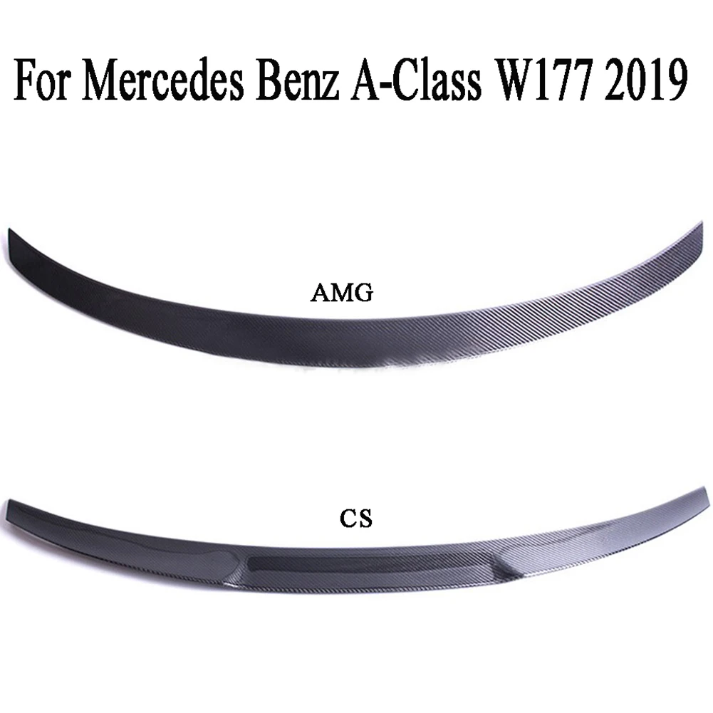 Alerón trasero de fibra de carbono para Mercedes Benz Clase A, W177, 2019, estilo AMG, Sedán