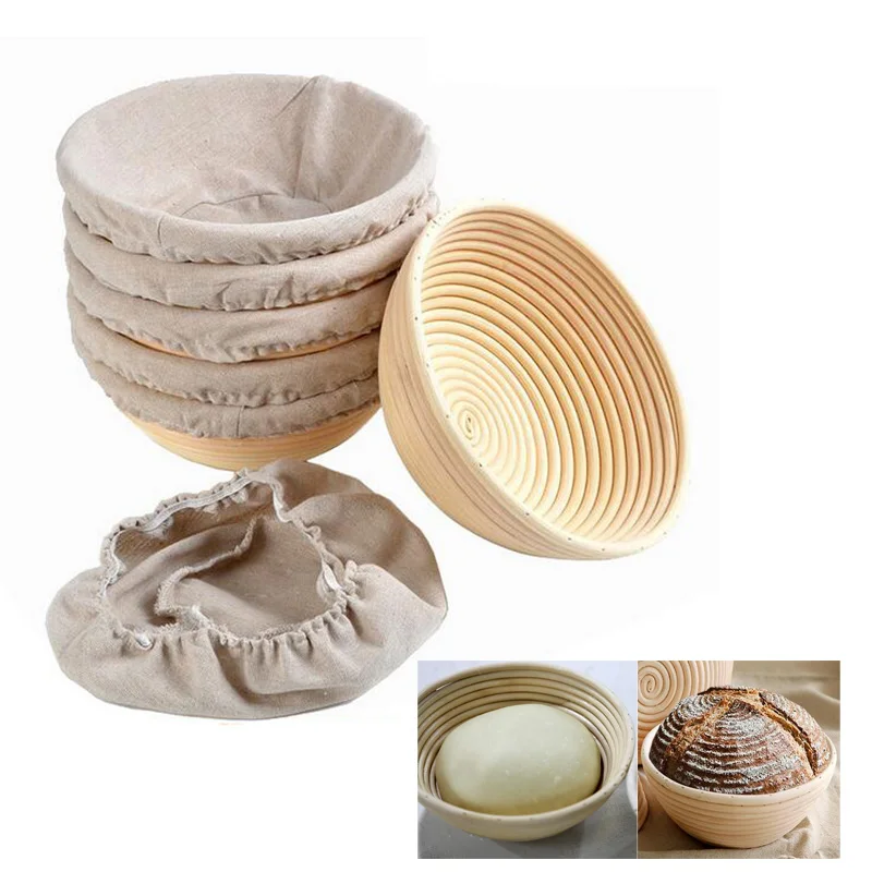 18 variety of models Dough Rattan Basket Dough Banneton Brotform Bread Proofing Proving Fermentation Country Baskets With cloth