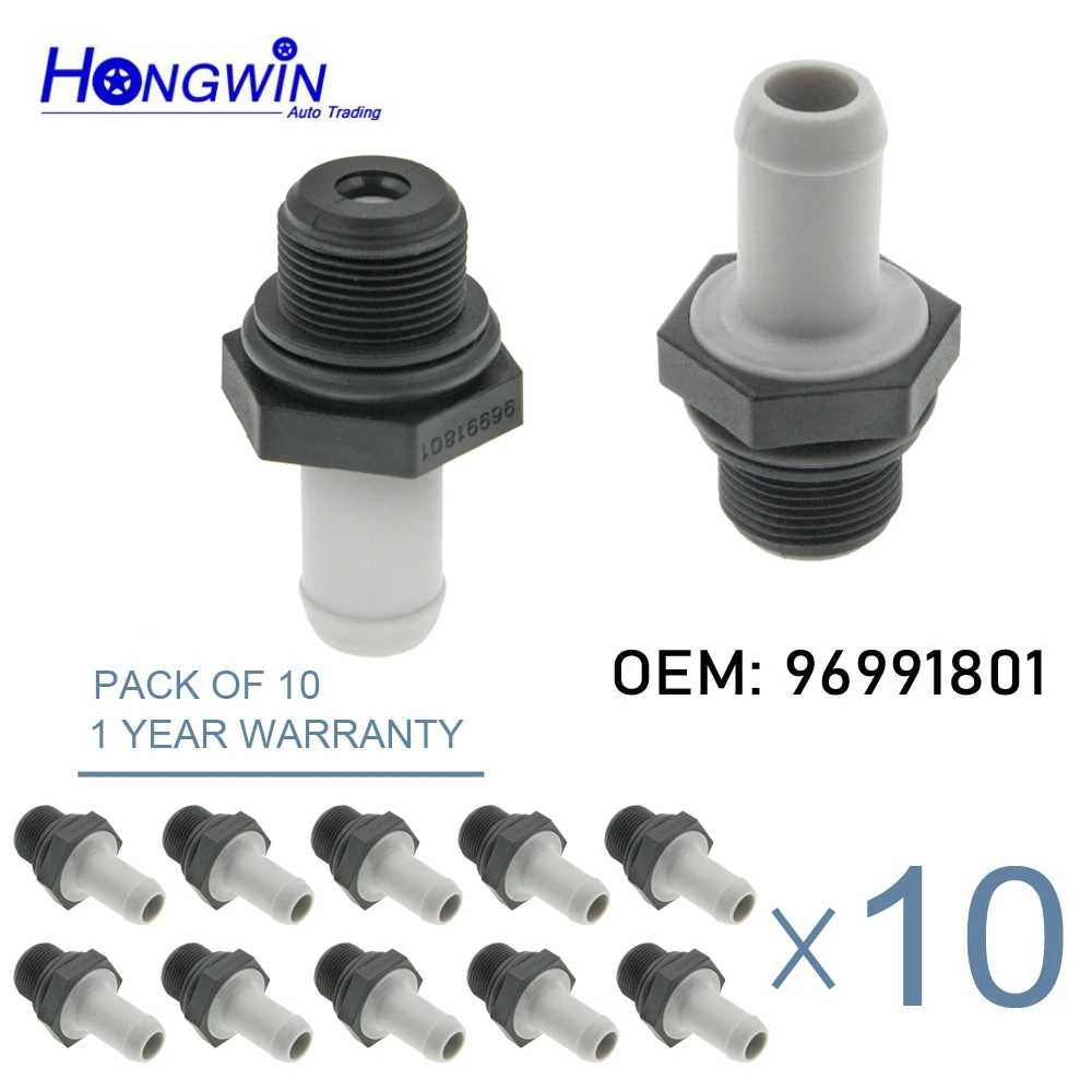 10 PCS Car Positive Crankcase Ventilation PCV Valve Check Valve Exhaust Valve 96991801 For GM SPARK V38-0323 OCV-003 2T1034