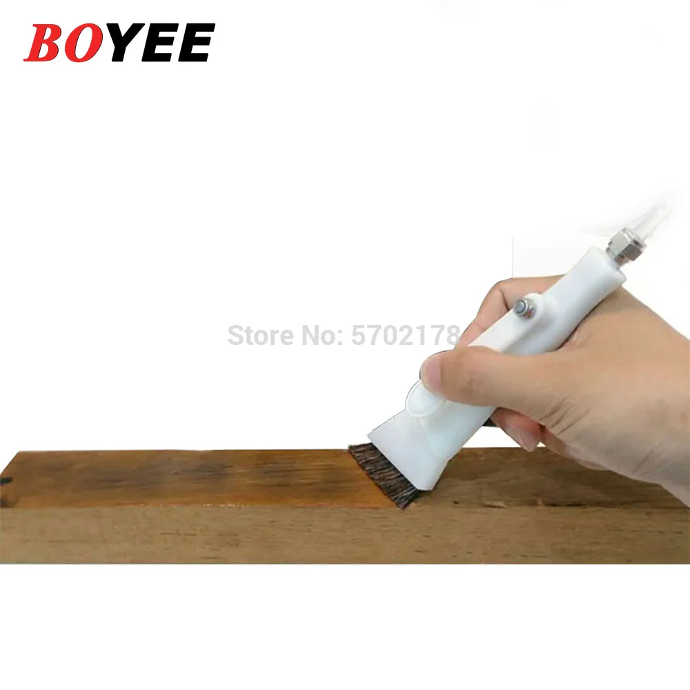 Semi-automatic hand brush rubber brush hair brush pneumatic PU rubber brush machine, suitable for shoes, leather products