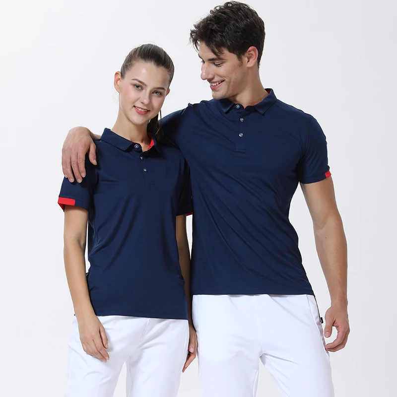 Polo d'été à séchage rapide, Logo imprimé personnalisé, maillots de Golf, groupe individuel, LOGO brodé personnalisé, t-shirts haut