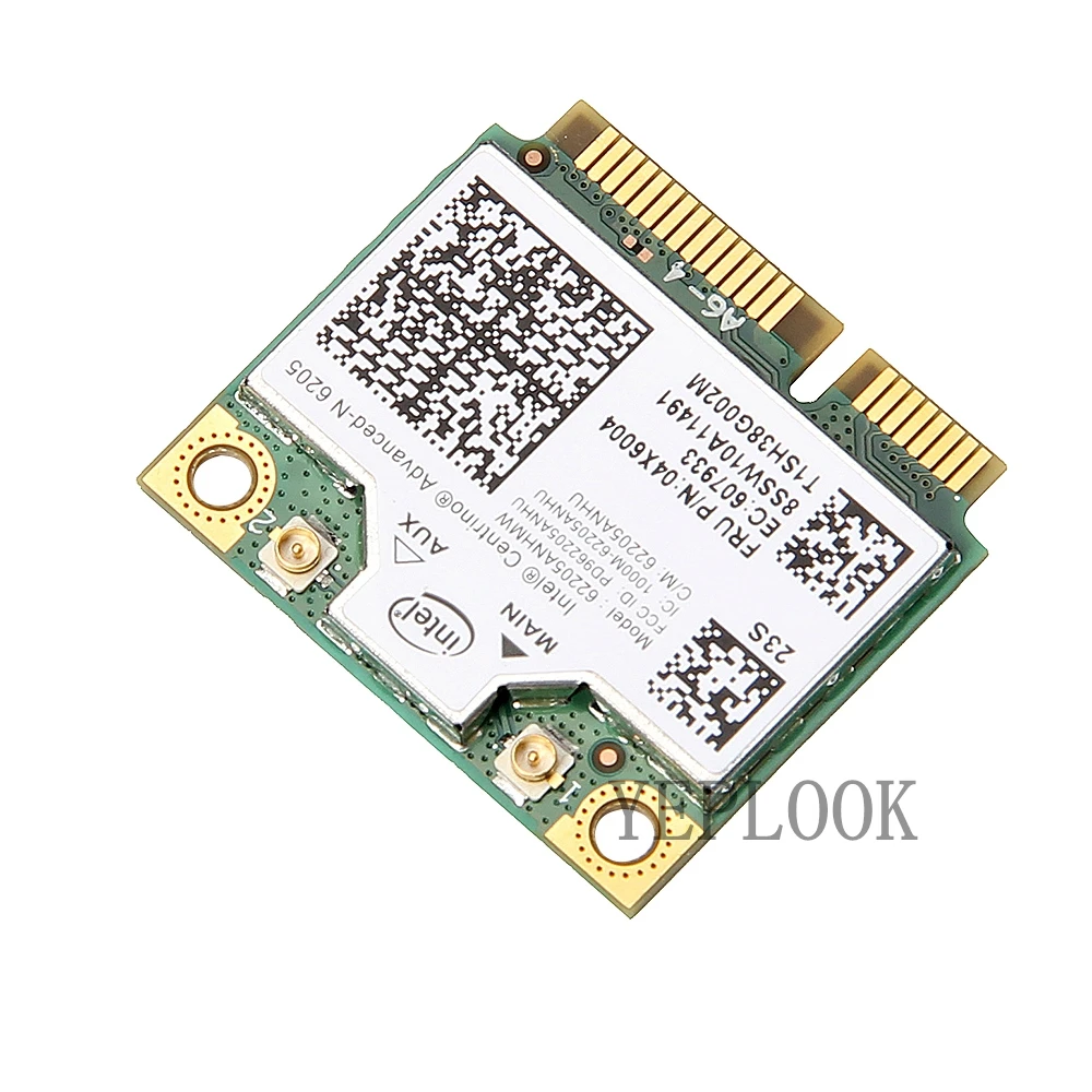 WiFi-Karte 6205 AN 62205ANHMW 300 Mbit/s Dualband 2,4 G 5G FRU 60Y3253 für Lenovo X220T X230T T420 T430I T520