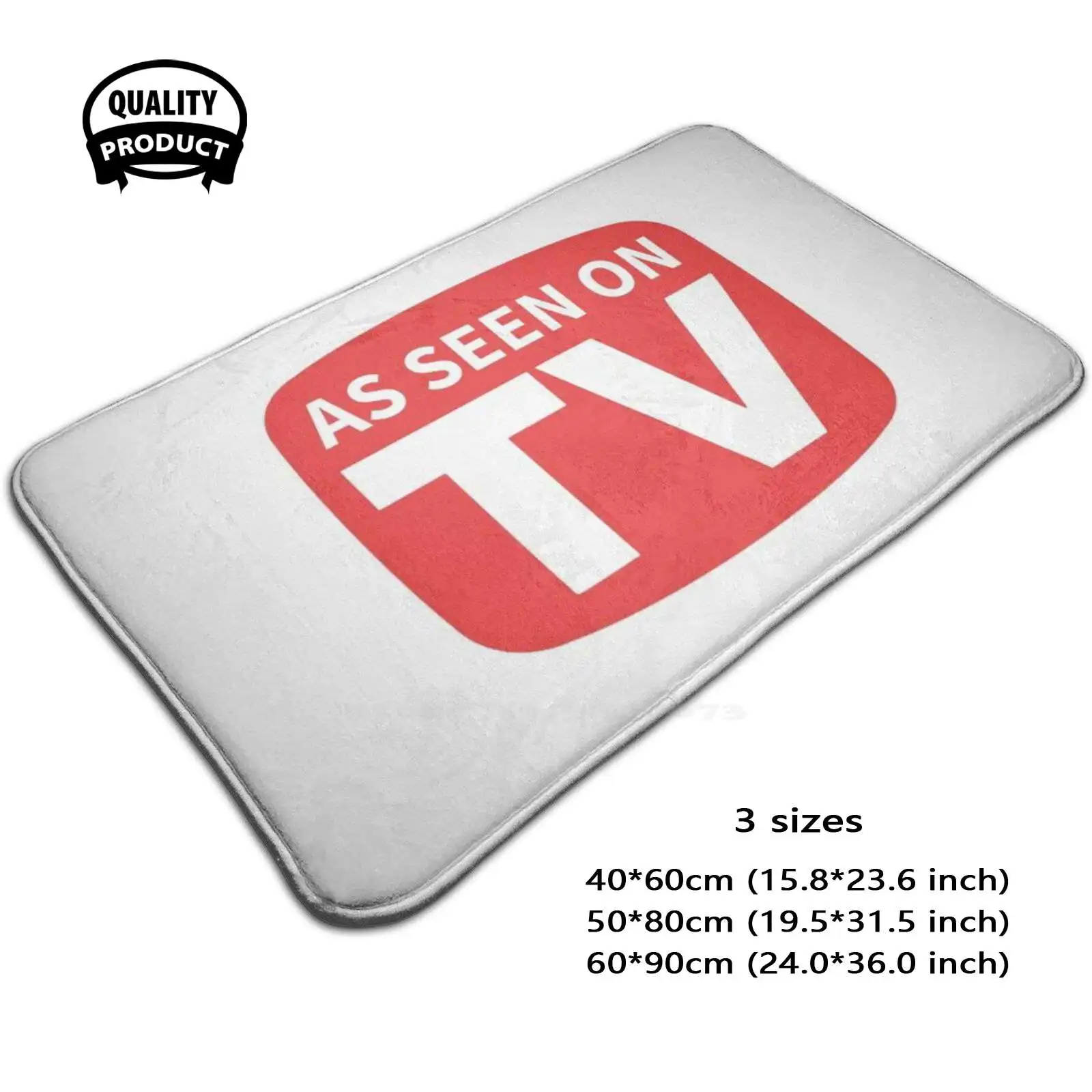 As Seen On Tv - Really! Soft Cushion Home Carpet Door Mat Car Rug Seen Shows Retro Sales Advertising Promotion Internet Funny