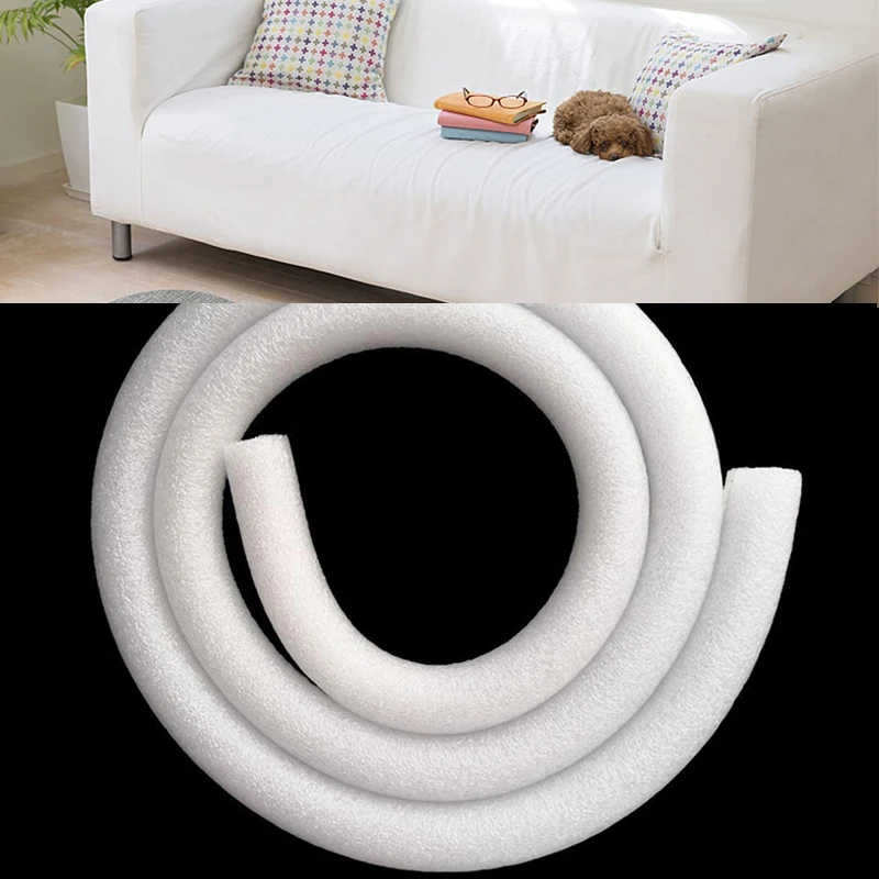 2.5m/5m Stretch Sofa Slipcover Foam Strip, Non Slip Foam Grips for Couch Slipcovers, Anti-Slip Foam Strip Gap Filler Foam Stick