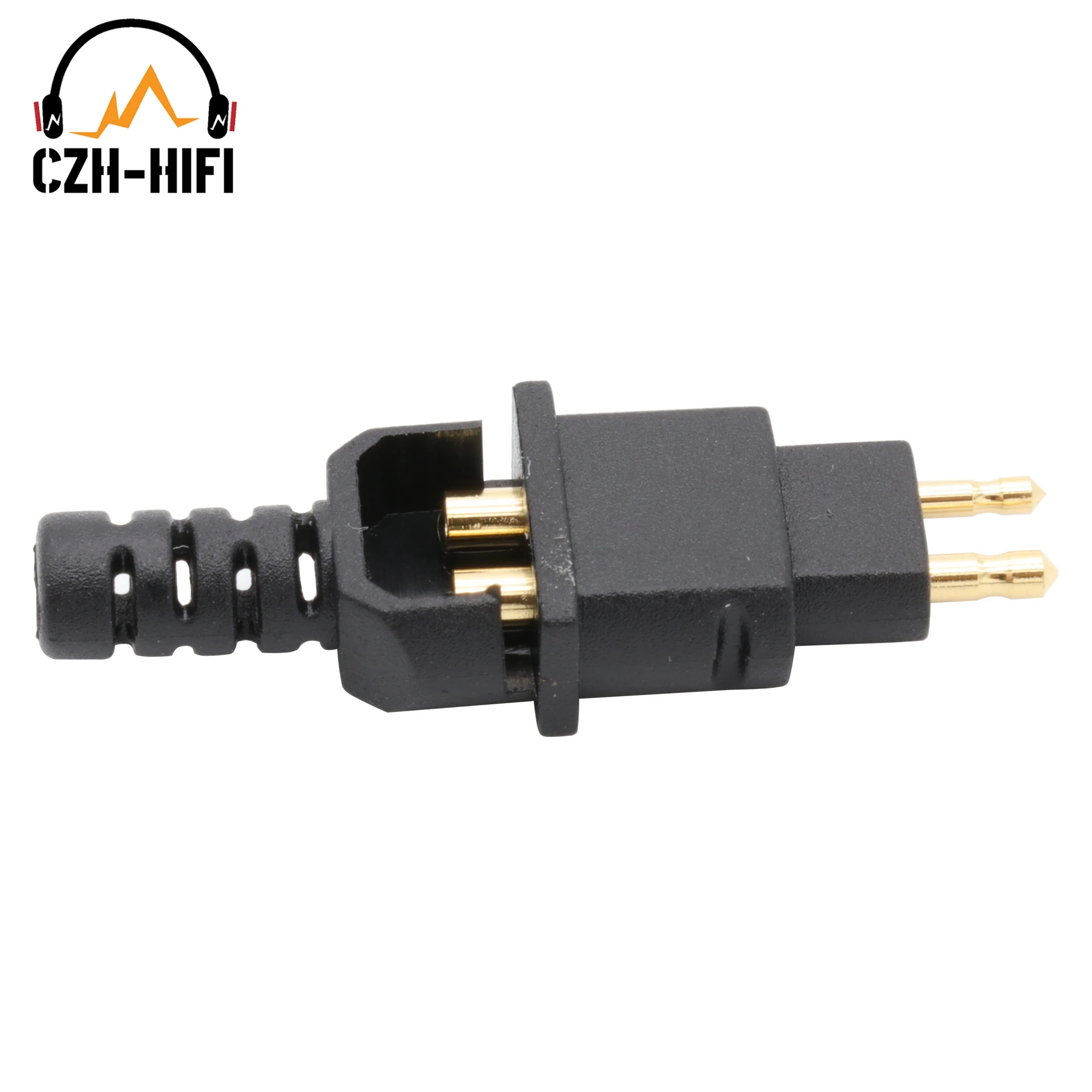 1 par de conectores de auriculares, adaptador de actualización, mejora de auriculares, conector macho para eiser HD580 HD600 HD650 HIFI DIY