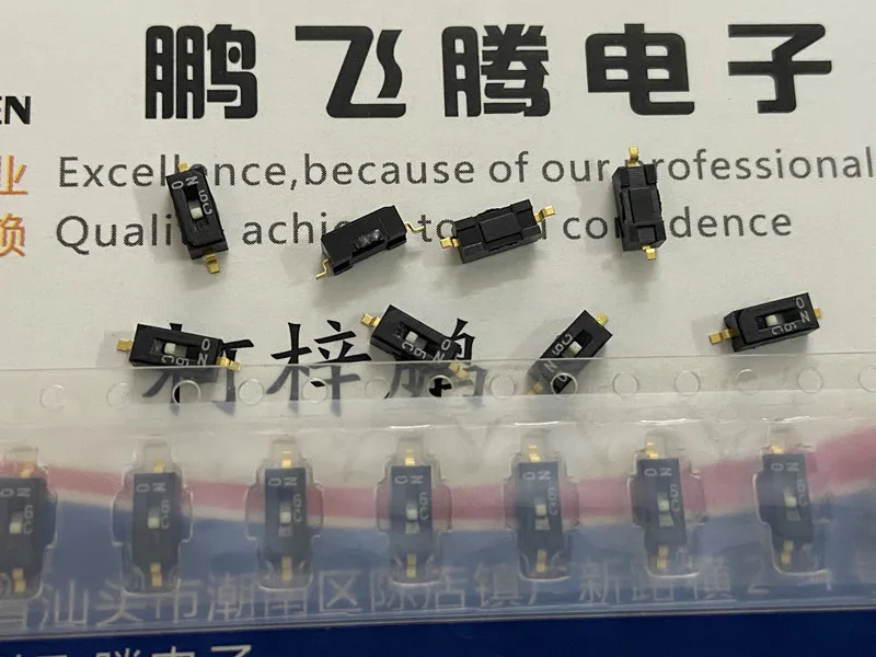 1PCS  CHS-01TA CHS-01TA1 CHS-01TB CHS-01TB1 1 micro dip switch 1.27mm pitch patch feet/inner patch feet with or without film