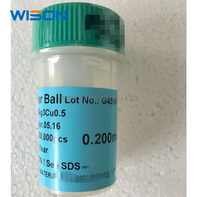 SAC305 BGA Solder Ball  0.2mm 0.25mm 0.3mm 0.35mm 0.4mm 0.45mm 0.5mm 0.889MM 0.55mm 0.6mm 0.65mm 0.76mm  Reballing Kit