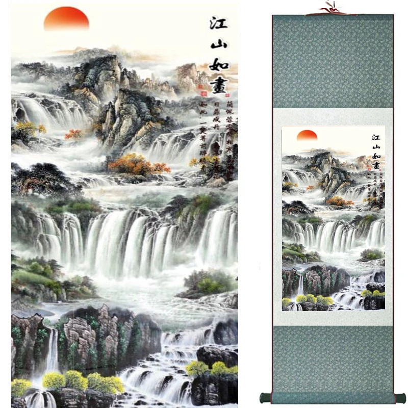 

landscape art painting Super quality traditional Chinese Art Painting Home Office Decoration Chinese painting20190912016