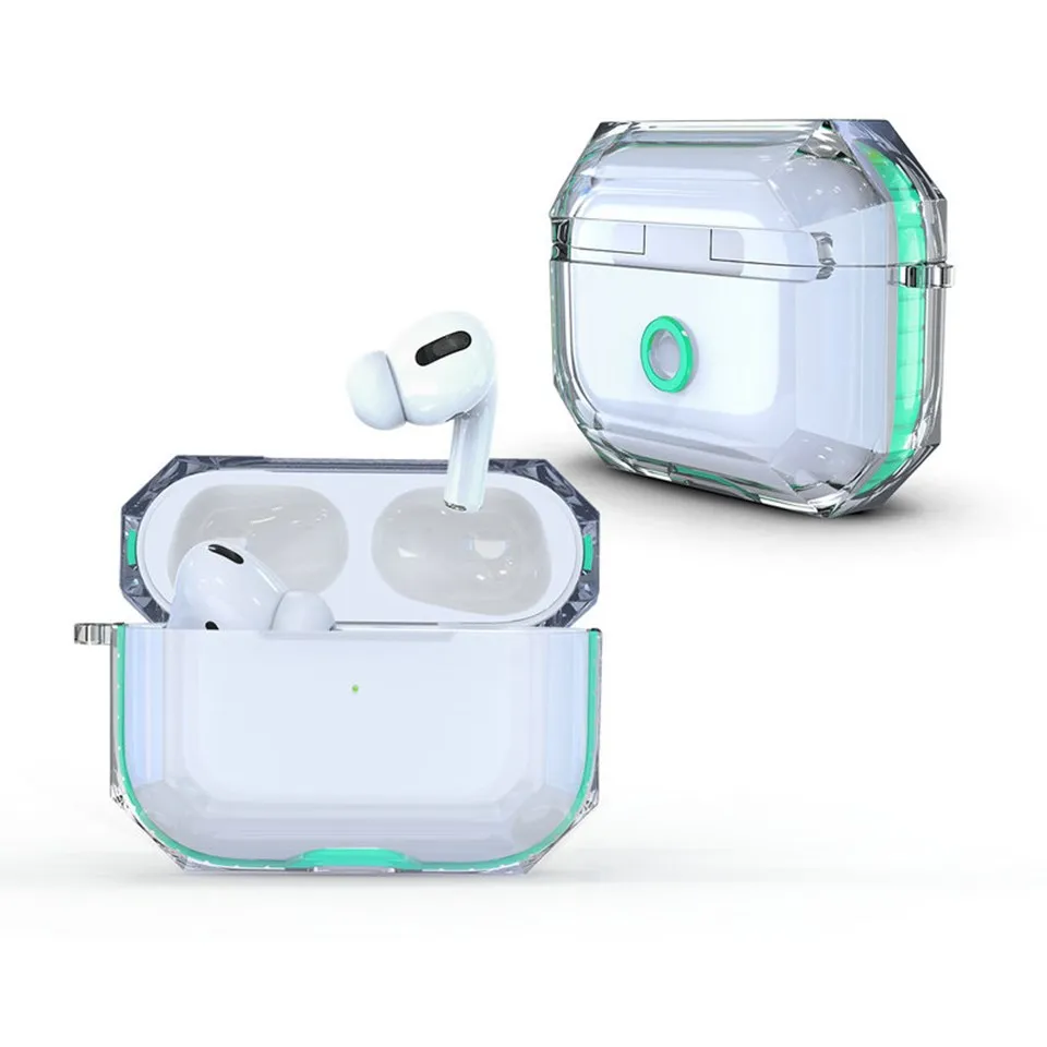 โปร่งใสสําหรับ Airpods 3/2/1 Airpods Pro หูฟังอุปกรณ์เสริม Clear Protector Earpods Aipod 3 Funda สําหรับ Airpods 3 กรณี