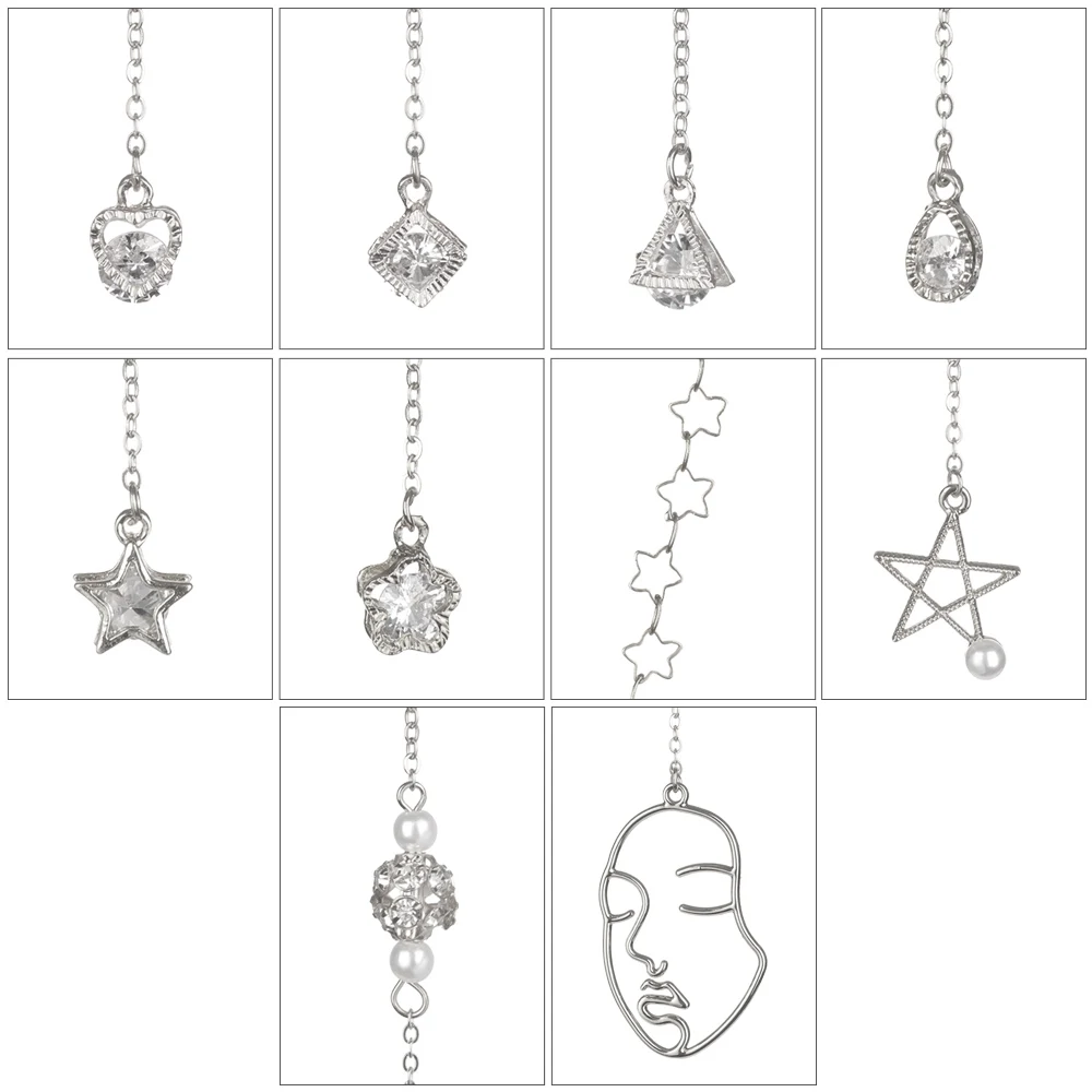 Fashion Metal Glasses Chain Frame Necklace Gold Sunglasses Lanyard Non-slip Reading Glasses Frame Strap Glasses Chain