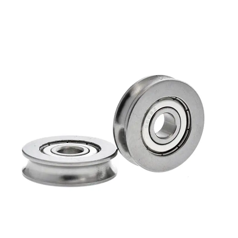 10 Stück/50 Stück 8x30x8mm U-Nut-Führungsrad 8*30*8 mm Edelstahl-Rollenlager – Detail 3
