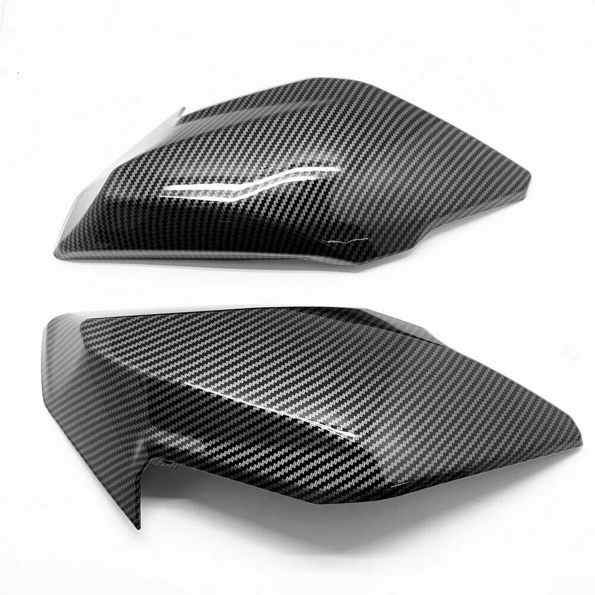 

Carbon Fiber Pattern Front Side Tank Gas Fairing Pannel Cowl for Kawasaki Z650 2017-2019