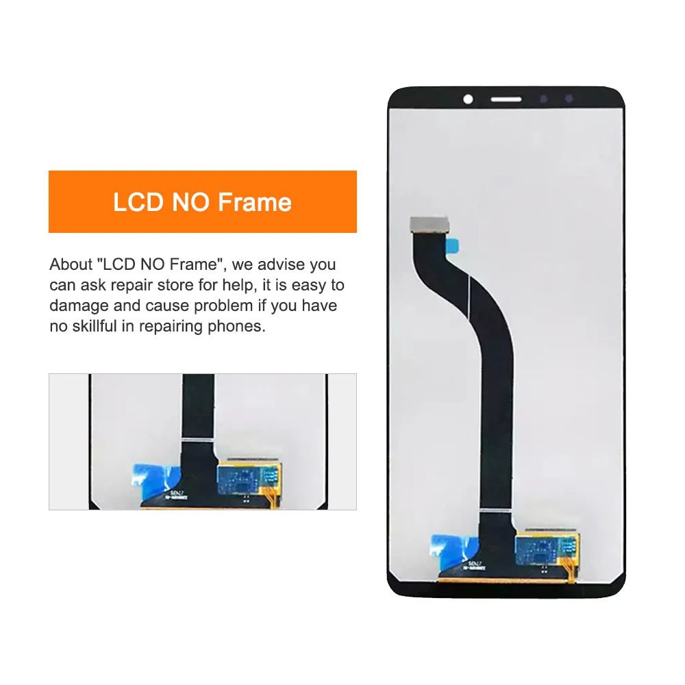 5.7\'\' For Xiaomi Redmi 5 LCD Display Touch Screen Digitizer Assembly For Redmi5 MDG1 MDI1 Screen Replacement With Frame