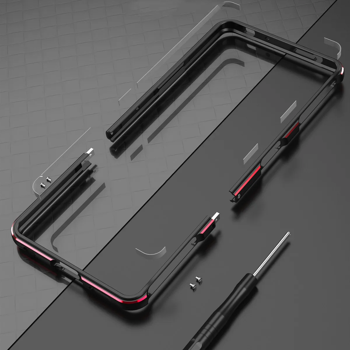 Aluminum metal bumper Frame Slim Cover phone case For Xiaomi POCO F3 GT 5G Game case