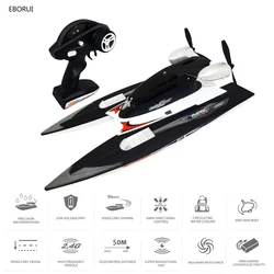 EBORUI RC SpeedBoat FY616 RC Boat 2.4GHz 35km/h High Speed RC Racing Boat Velocity Remote Control Boat Toy for Kids and Adults