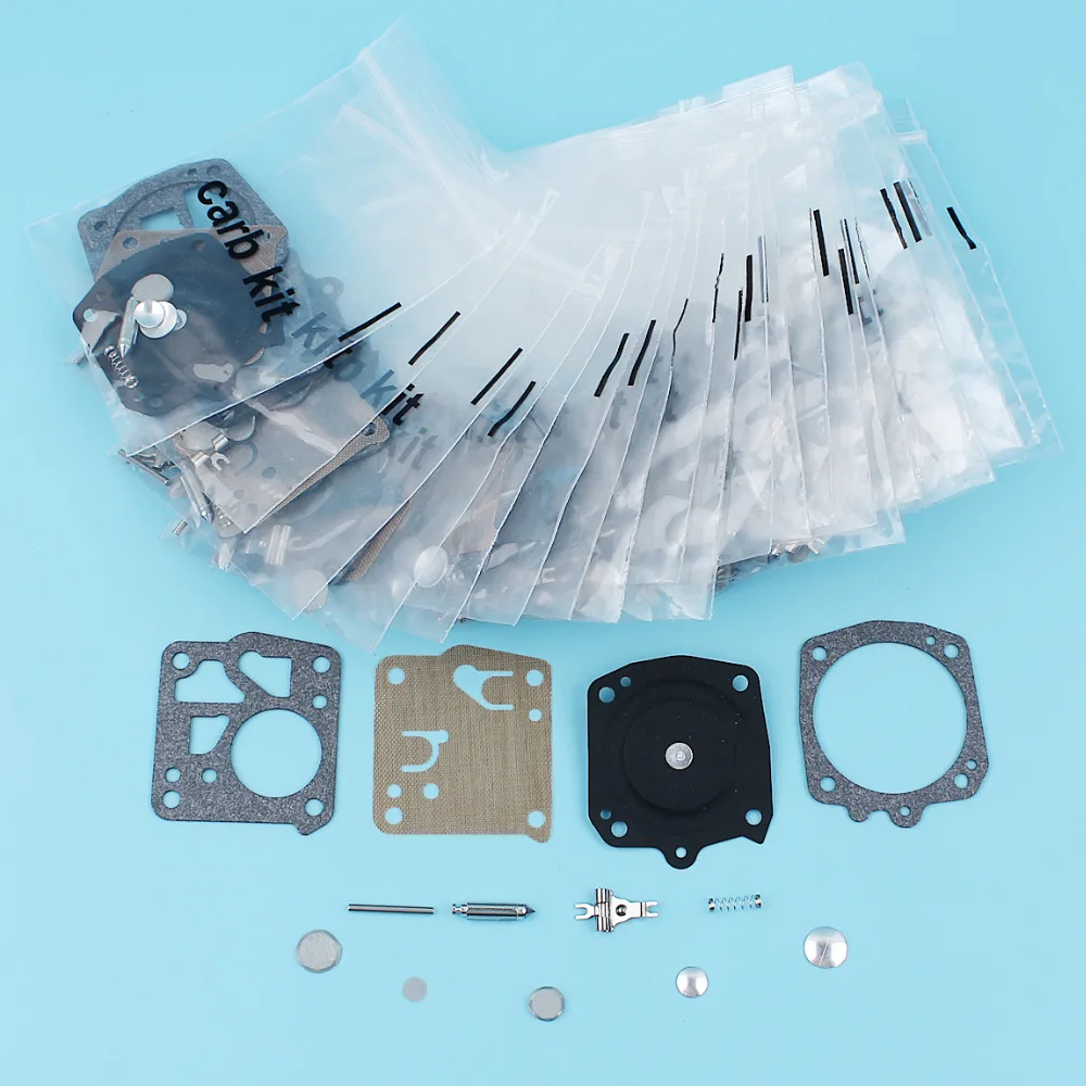 Imagem -03 - Kit de Reparo do Carburador Diafragma para Husqvarna 61 66 Peças Lote 20 266 268 272 281 Jonsered 625 630 670 Motosserra Tillotson Rk23hs