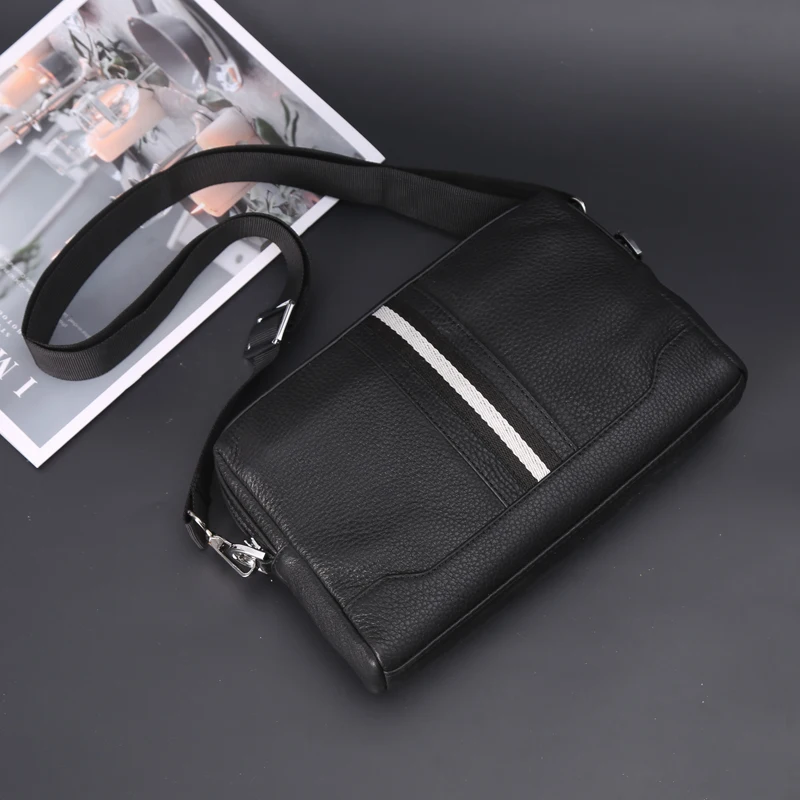 

Kaisiludi New Leather bag hand bag large capacity multi-functional single shoulder bag leisure messenger bag