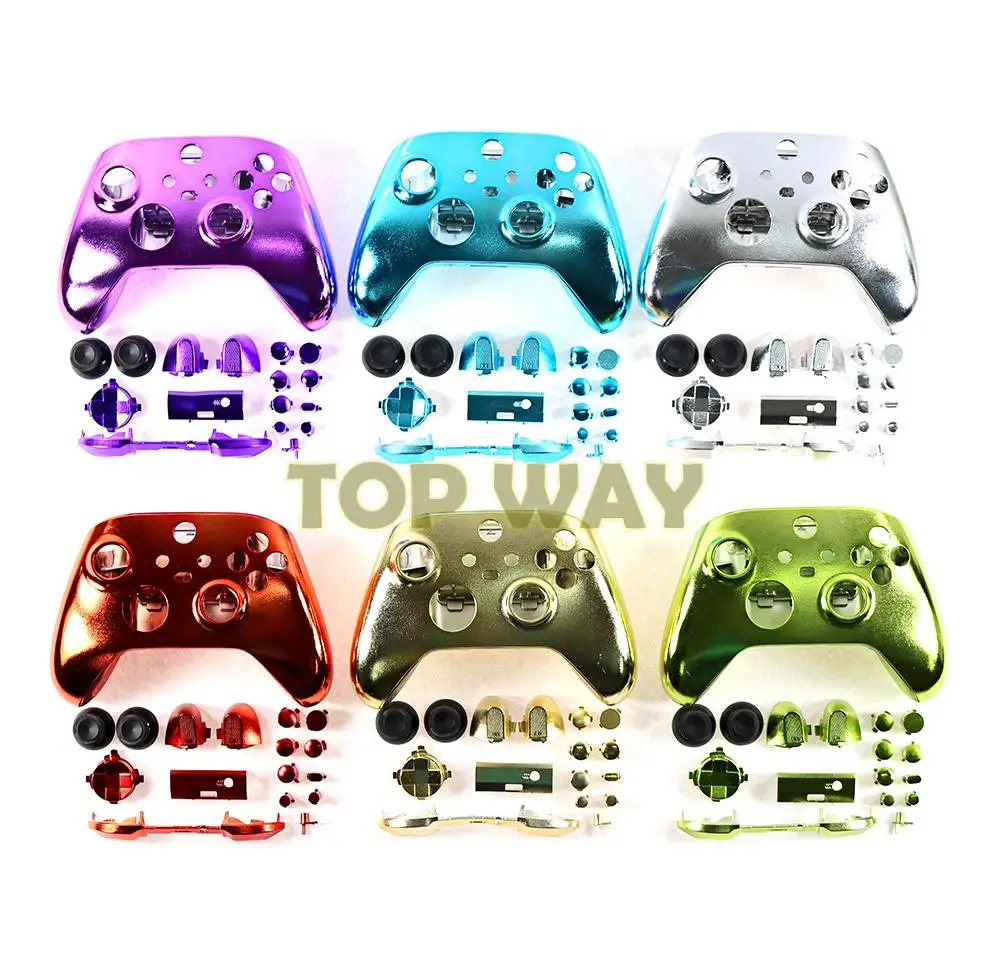 12 комплектов для Xbox серии X чехол s Многоцветный сменный Корпус чехол Полная кнопка для контроллеров XboxSeries S
