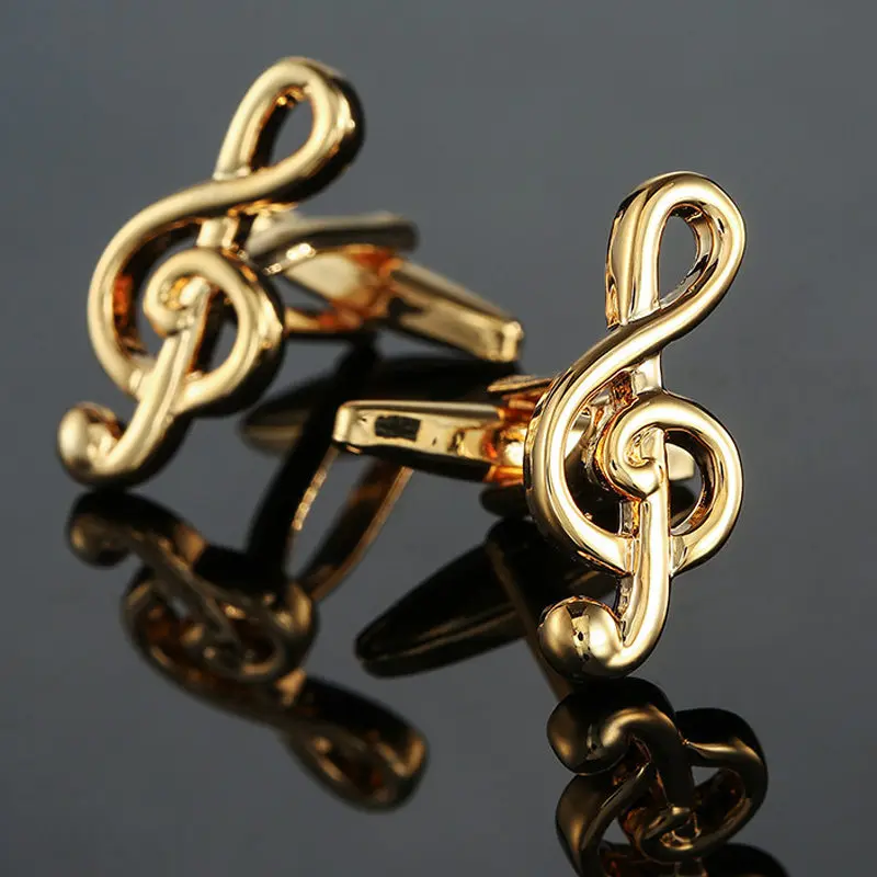 High quality violin Cufflinks new fashion rock Romantic Music Piano Saxophone Cufflinks fashion men\'s Wedding Shirt badge pin