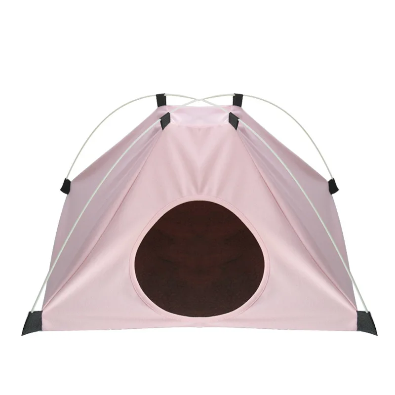 The New Pet Tent Nest Can Be Folded with A Velvet Pad To Keep Warm Cat Litter Four Seasons Universal Doghouse Tent