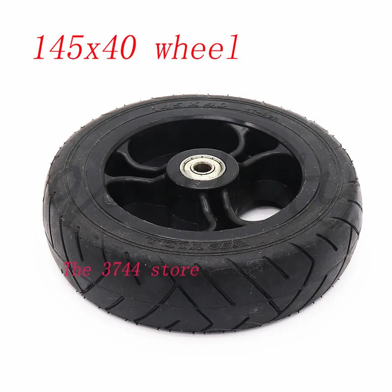 Electric Scooter Wheel 145x40 Solid Tire for Fast  F0,Jackhot Carbon Fiber E-scooter Children's trolley 145*40