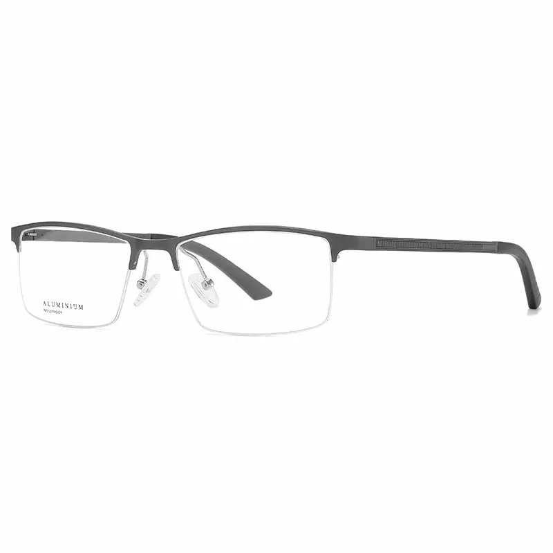 

Half Rim Metal Frame Glasses For Man and Woman New Arrival Anti-Blue Light Square Shape Myopia Eyewears